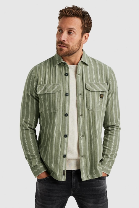 PME legend long sleeve shirt yarn dyed stripe